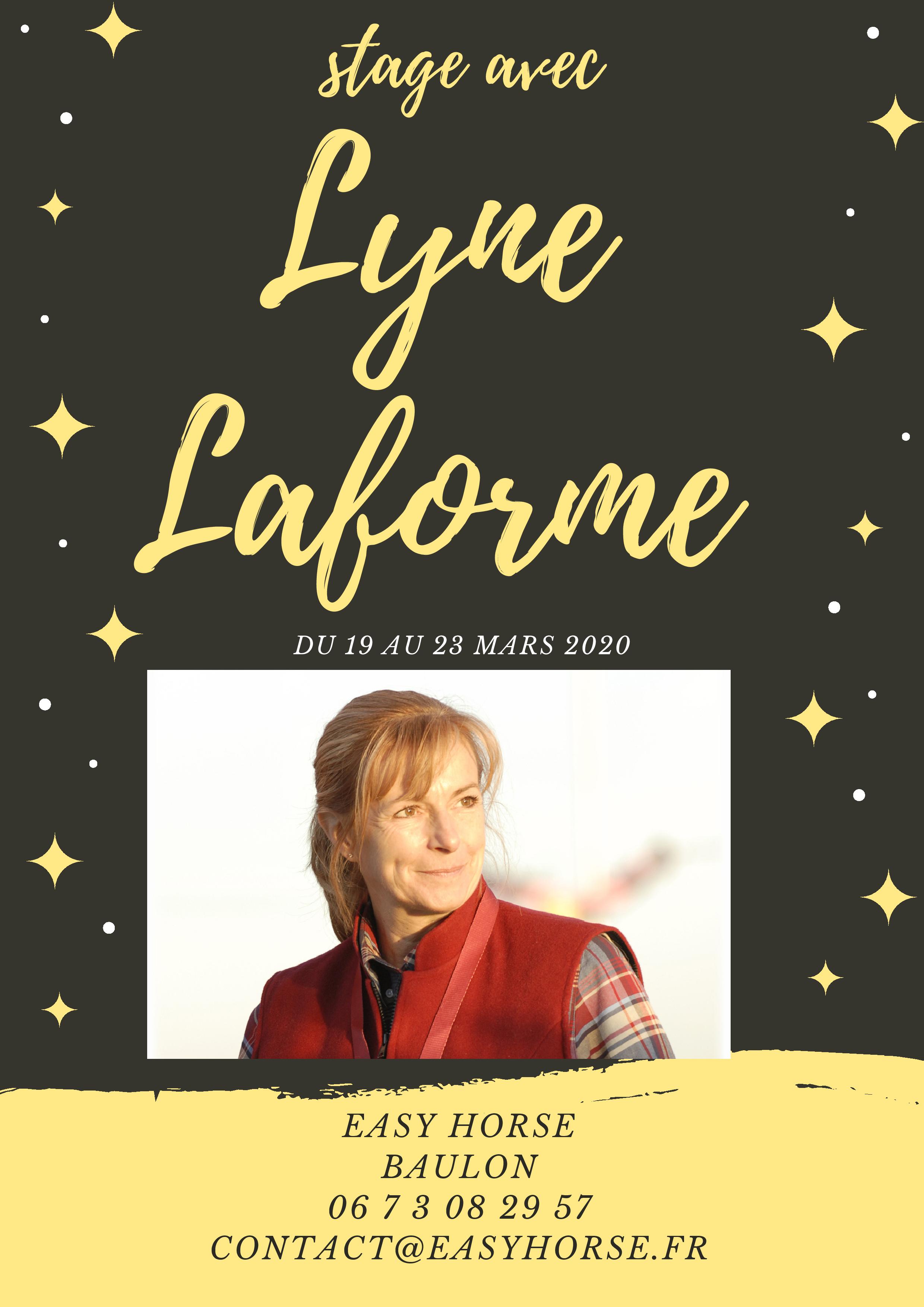 stage LYNE LAFORME, Easy horse